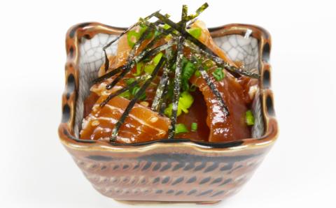 【豊後ぐるめ倶楽部】本マグロのりゅうきゅう 80g×4食＜105-016_5＞