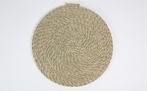 円座（直径40cm）[大分県国東半島産の七島藺（しちとうい）使用] ＜071-007_5＞