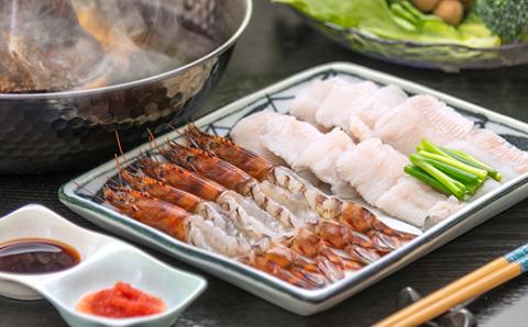 豊後絆屋 車海老しゃぶ & 鱧しゃぶしゃぶセット ＜101-016_5＞