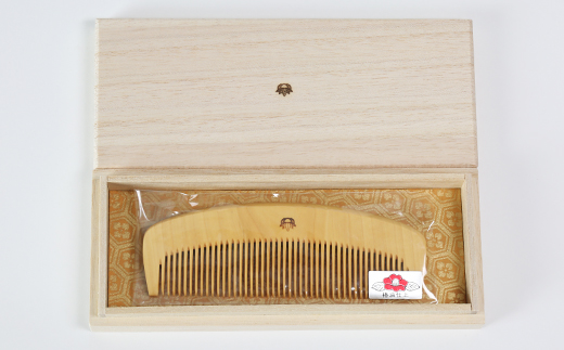 つげ櫛【国産材使用】4寸（約12cm）椿油仕上げ＜108-046_5＞