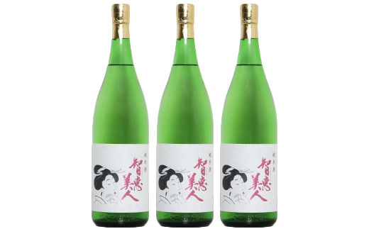 中野酒造清酒智恵美人純米酒1800ml 3本セット＜105-029_5＞