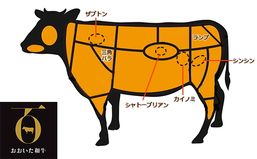 おおいた和牛の希少部位堪能コース（全６回！毎月お届け定期便）【ニード牧場】 ＜129-801_6＞
