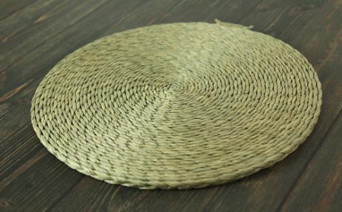 円座（直径40cm）[大分県国東半島産の七島藺（しちとうい）使用] ＜071-007_5＞