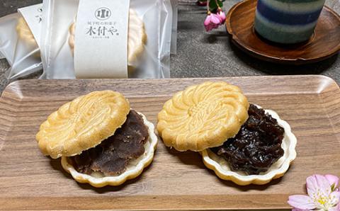 どら焼き・つぶあん最中（もなか）各6個 計12個セット【和菓子 木付や】 ＜117-007_5＞