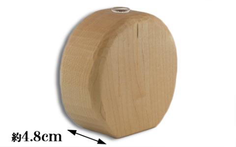 木工房矢吹のメープルの一輪挿し（オイル仕上げ）＜085-024_5＞