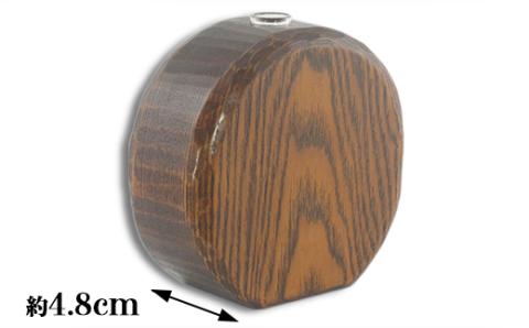 木工房矢吹のタモの一輪挿し（彫刻なし）（漆仕上げ）＜085-026_5＞