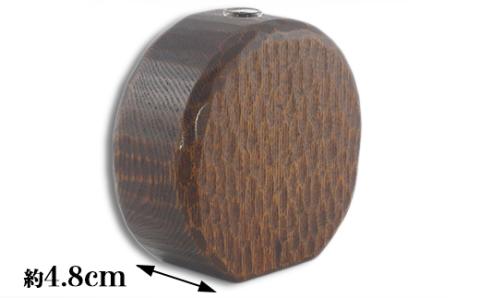 木工房矢吹のタモの一輪挿し（彫刻入り）（漆仕上げ）＜085-027_5＞