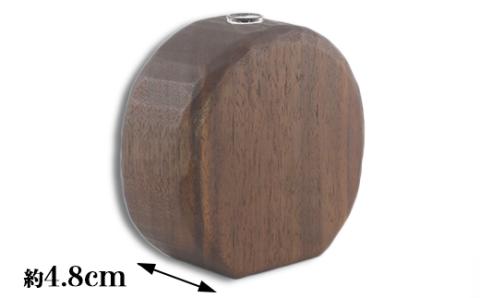 木工房矢吹のウォールナットの一輪挿し（オイル仕上げ）＜085-025_5＞