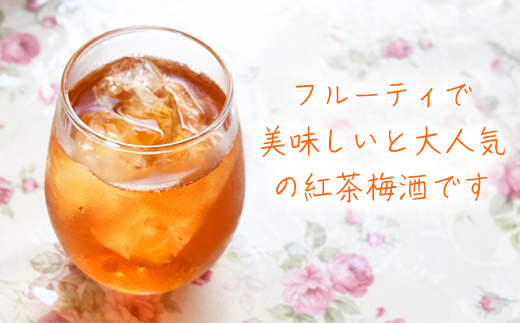 ちえびじん紅茶梅酒（杵築産べにふうき茶葉使用）720ml×2本セット【中野酒造】 ＜110-012＞