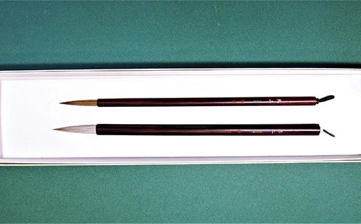 筆工房楽々堂の絵手紙筆　大小2本セットA＜054-008_5＞