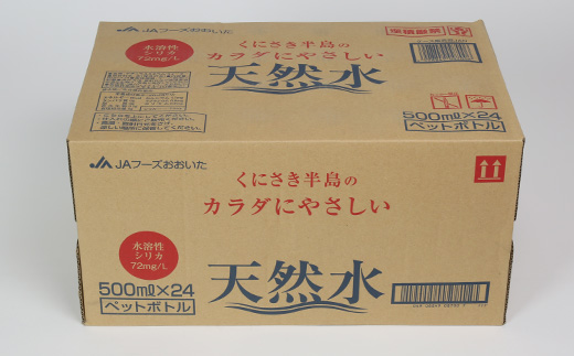 くにさき半島のカラダにやさしい天然水　500ml×24本＜131-007_5＞