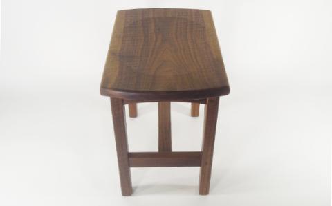 木工房矢吹のウォールナットのスツール＜085-031_5＞