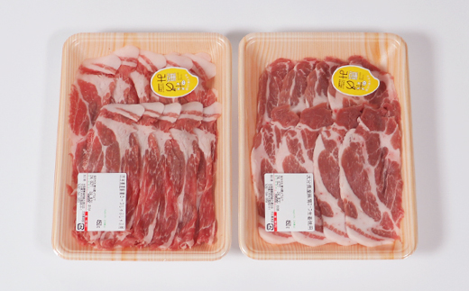 大分県産 米の恵み豚 肩ロース 計900g（生姜焼き用・しゃぶしゃぶ用） 国産 人気 冷凍 豚肉 米の恵み 生姜焼き しゃぶしゃぶ スライス 肩ロース ＜130-016_6＞