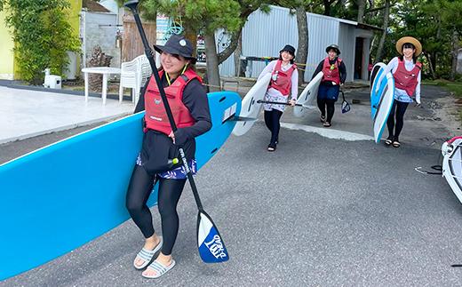 【体験チケット】SUP（スタンドアップパドルボード） 1名 レンタル 2時間 レクチャー付き  【マリンショップBUZZ】＜163-003＞