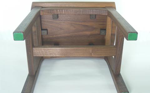 木工房矢吹のウォールナットのスツール＜085-031_5＞