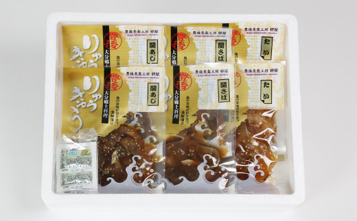 ＜3か月定期便＞りゅうきゅう9種定期便(関あじ・関さば・真鯛・本マグロ・豊後あじ・ぶり・かぼすぶり・豊後さば・太刀魚)[3種×各2食×3回] 海鮮丼 定期便 3回 3ヶ月 漬け丼 大分郷土料理 豊後絆屋 魚 冷凍 クール便 加工品 惣菜 刺身 海鮮 漬け 醤油漬 真空パック 小分け 関アジ 関さば 鯛 マグロ アジ ぶり かぼすぶり さば 太刀魚 ＜101-863＞