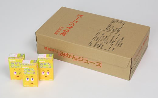 果汁100％ 紙パック みかんジュース 125ml×40本＜131-010＞