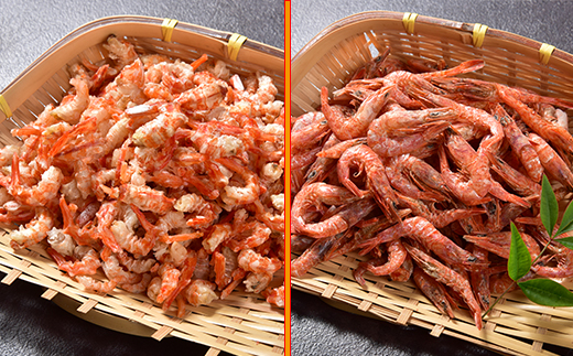 国産添加物不使用！別府湾かちえび1パック・別府湾焼きえび3パック＜108-022_5＞