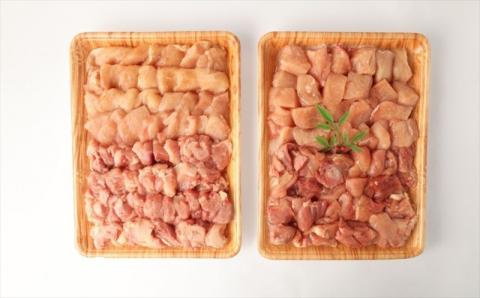 豊後鶏 もも・むねセット(合計2kg)鶏肉 鳥肉 とりにく とり肉 お肉 モモ肉 ムネ肉 胸肉 食べ比べ【112100600】【ミートクレスト】