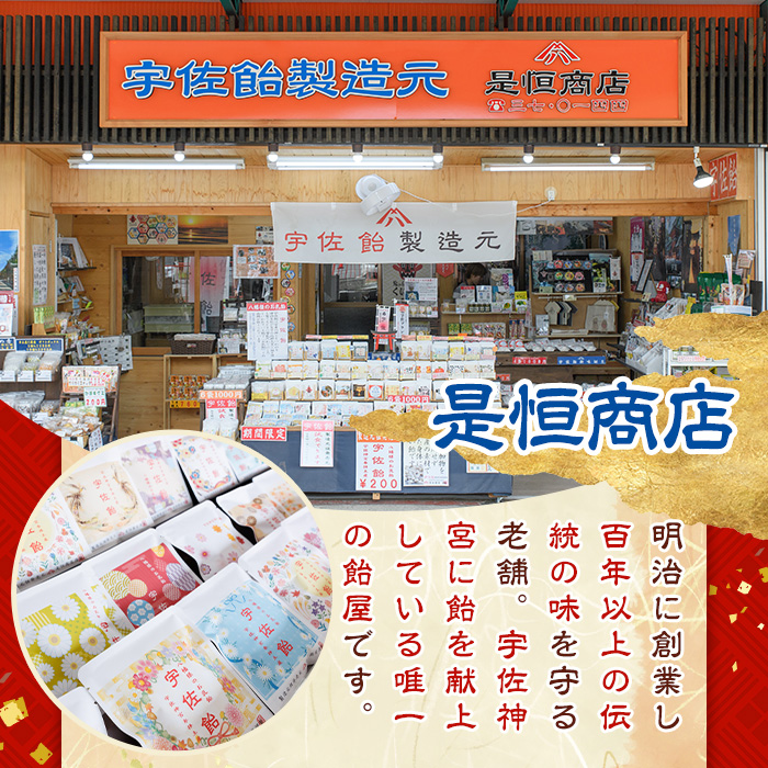 宇佐飴(計1kg・100g×10袋)あめ お菓子 おかし おやつ【112800201】【岡部商事】