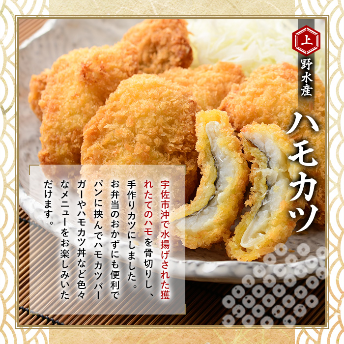 ハモカツ(計1.25kg・250g×5P) 鱧 はも 冷凍 惣菜 カツ 揚げるだけ フライ おかず 勝負めし 【101900700】【上野水産】