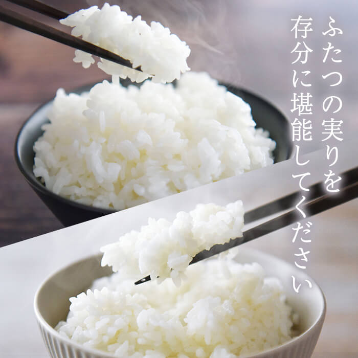 なつほのか・ひのひかり食べ比べセット (合計10kg・5kg×2袋) 米 お米 なつほのか ナツホノカ ひのひかり ヒノヒカリ 白米 ご飯 大分県産【118500300】【両院農産】