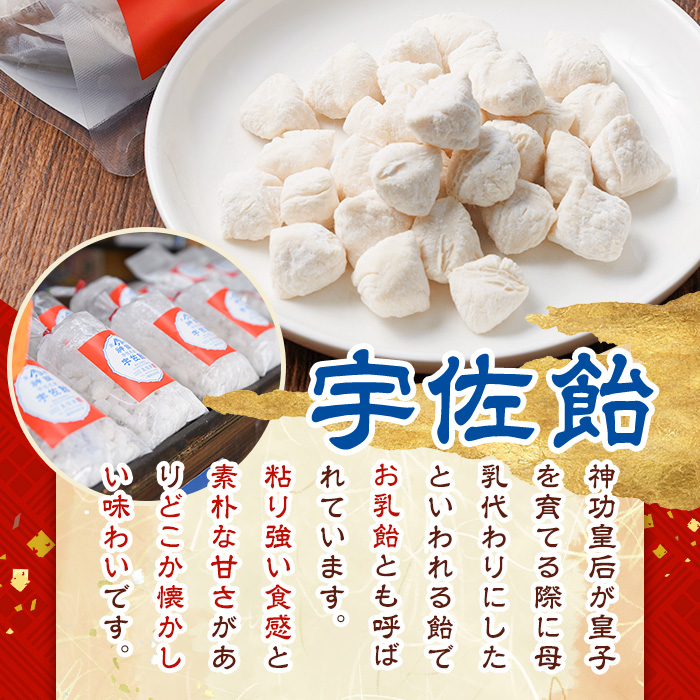 宇佐飴(計1kg・100g×10袋)あめ お菓子 おかし おやつ【112800201】【岡部商事】