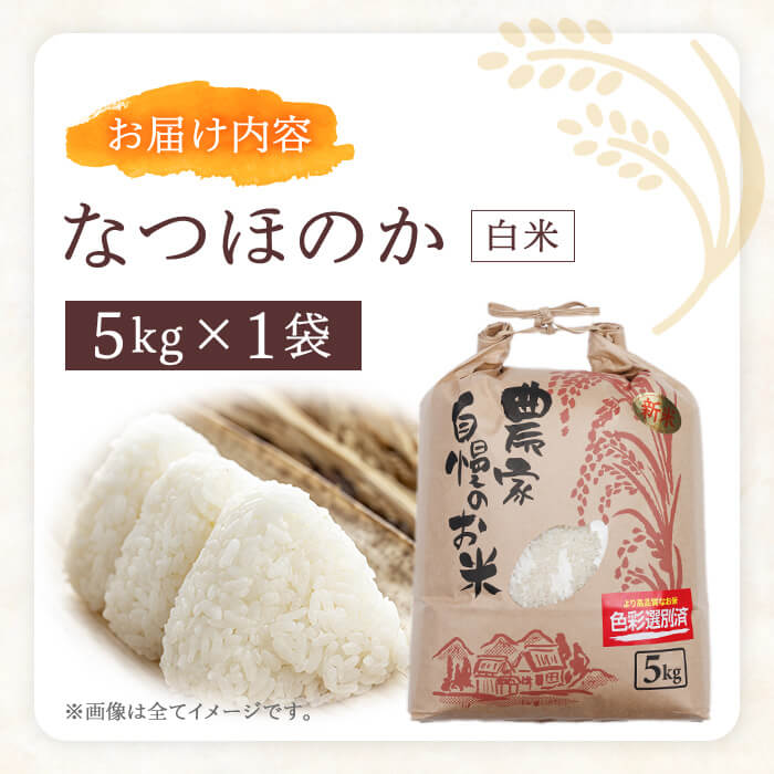 なつほのか (計5kg) 米 お米 なつほのか ナツホノカ 白米 ご飯 大分県産【118500100】【両院農産】