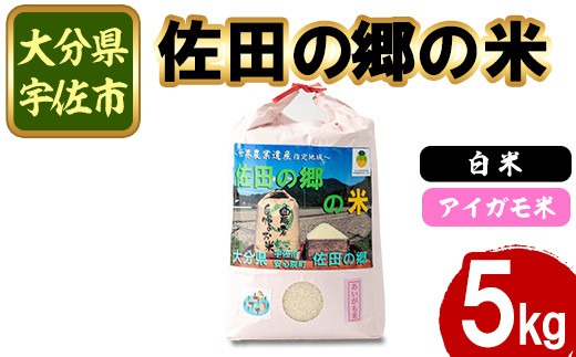 ＜新米・令和7年産＞佐田の郷の米 アイガモ米(5kg)お米 白米 ごはん ヒノヒカリ ひのひかり ブランド米 常温 常温保存【111700503】【雅設置プロジェクト　佐田の郷の会】