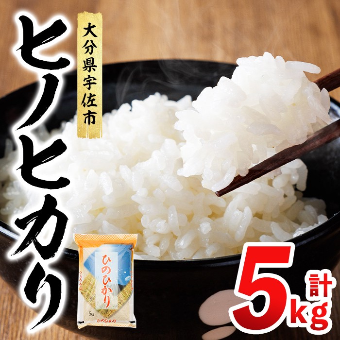 ヒノヒカリ 白米 (計5kg) お米 ごはん ご飯 ひのひかり 数量限定 【117800101】【ジョイライス大分】