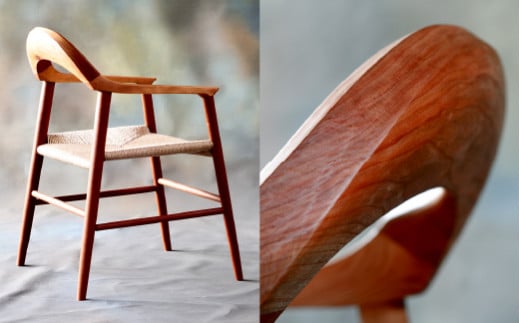 005-591 ひだまり チェア 無垢材使用