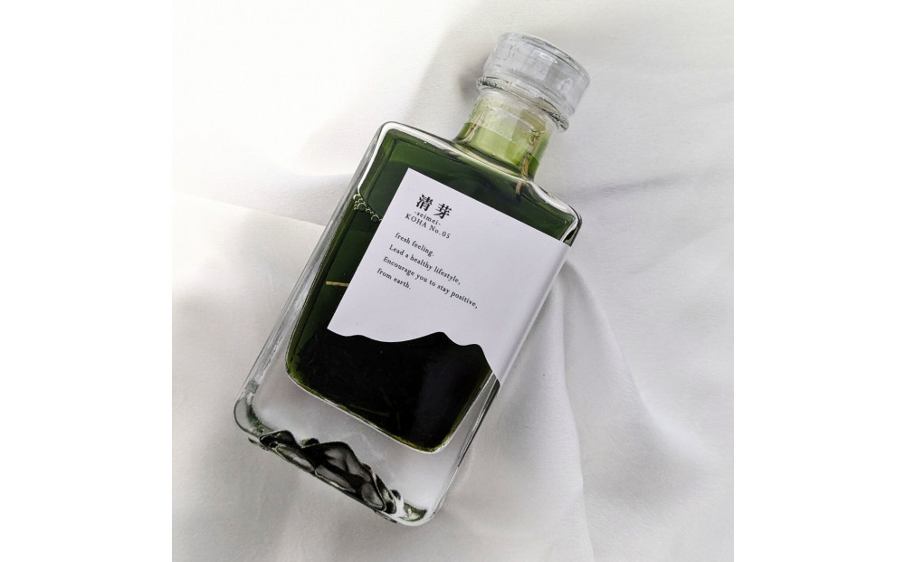 湯布院　ＭＩＫＡＴＡ KO-HA(香葉)のリードディフューザーNo.05 清芽