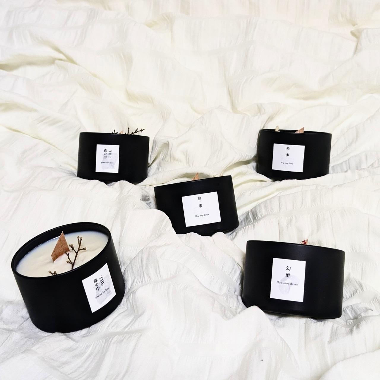 湯布院　ＭＩＫＡＴＡ　燈　アロマキャンドル　始歩ーSHIHOー