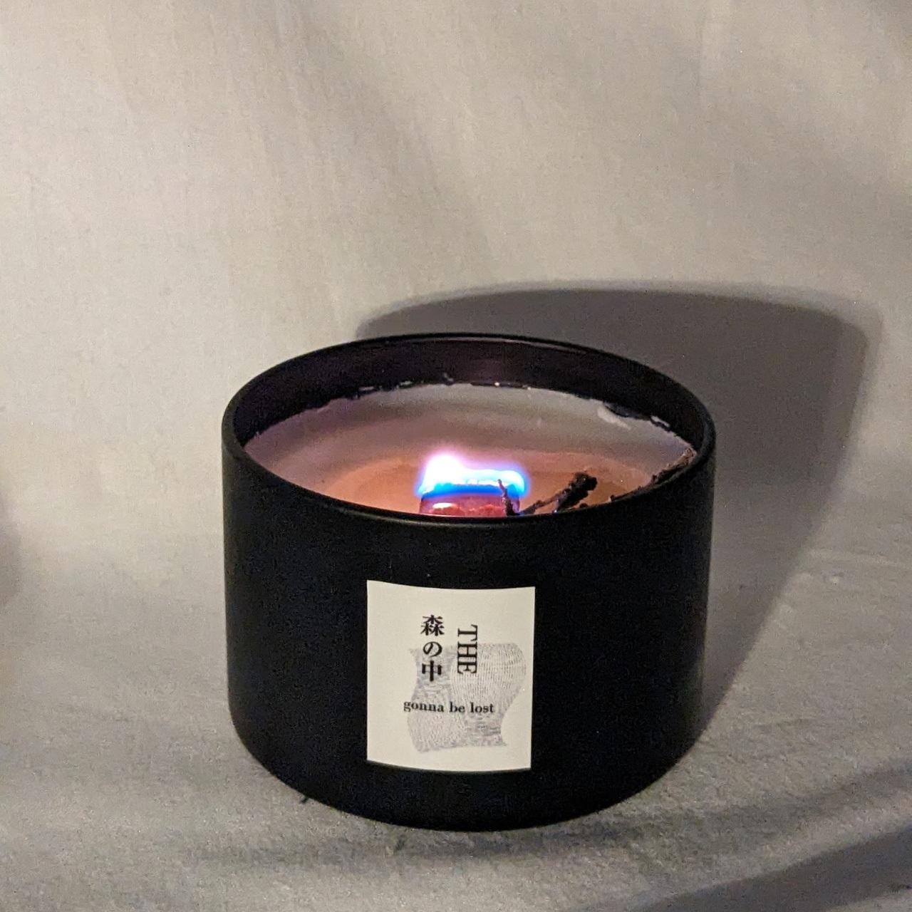 湯布院　ＭＩＫＡＴＡ　燈　アロマキャンドル　THE森の中-MORI no NAKA-