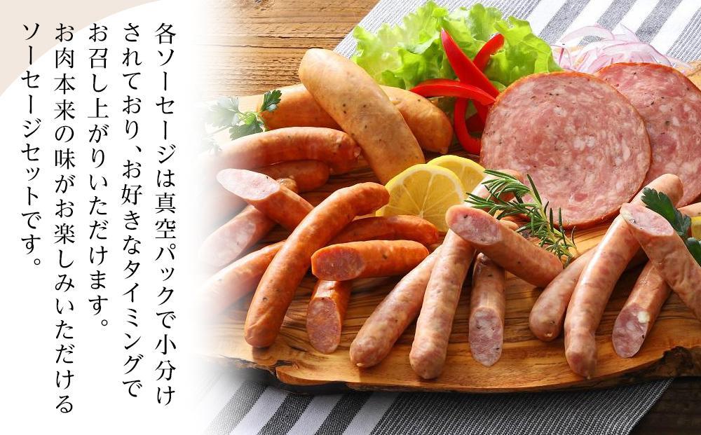 【定期便 全6回】【由布院燻製工房 燻家】ソーセージセットB 計530g×６回＜小分け7品をセットしてお届け＞