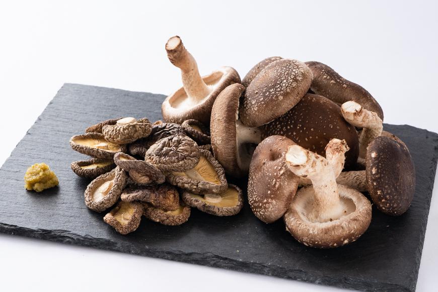 ＼年内発送／ 【欲ばりセット】湯布院産 （生しいたけ500g+干ししいたけ300g+香ぼす胡椒）｜栽培期間農薬不使用