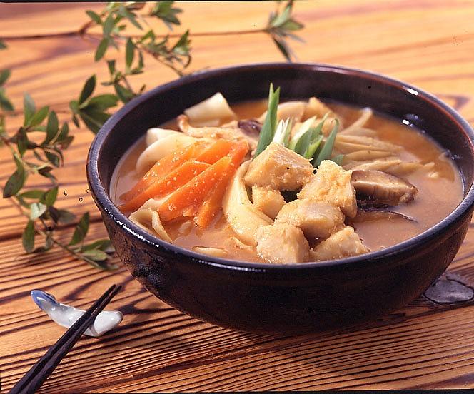 【ゆふいん】具付き団子汁セット（６人前）｜郷土料理 だんご汁 鮑腸汁