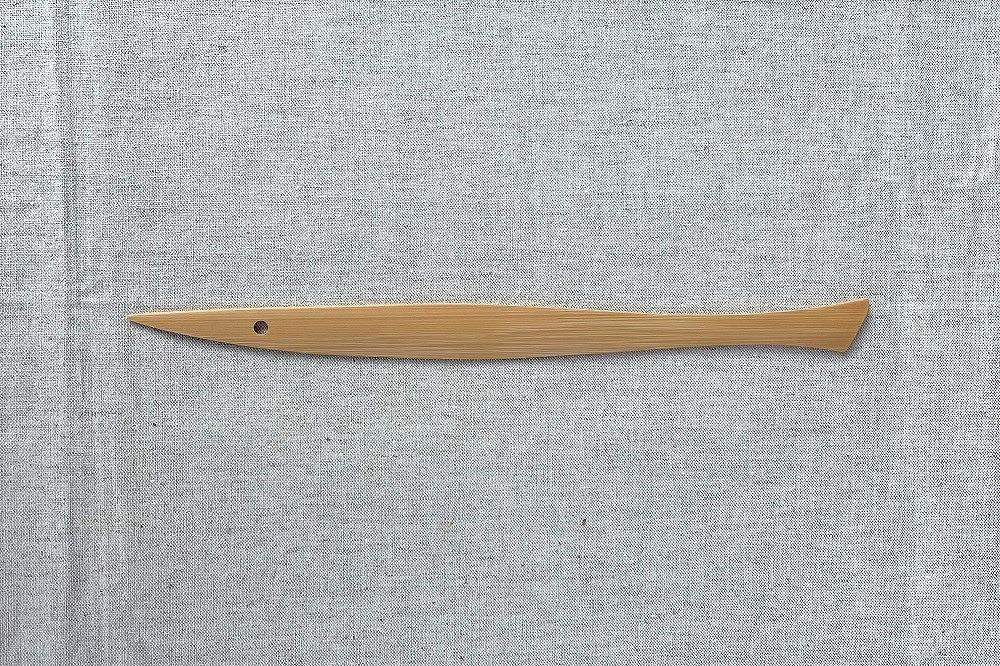 ＜湯布院・カトラリー専門　甲斐のぶお工房＞竹製ペーパーナイフ　1本