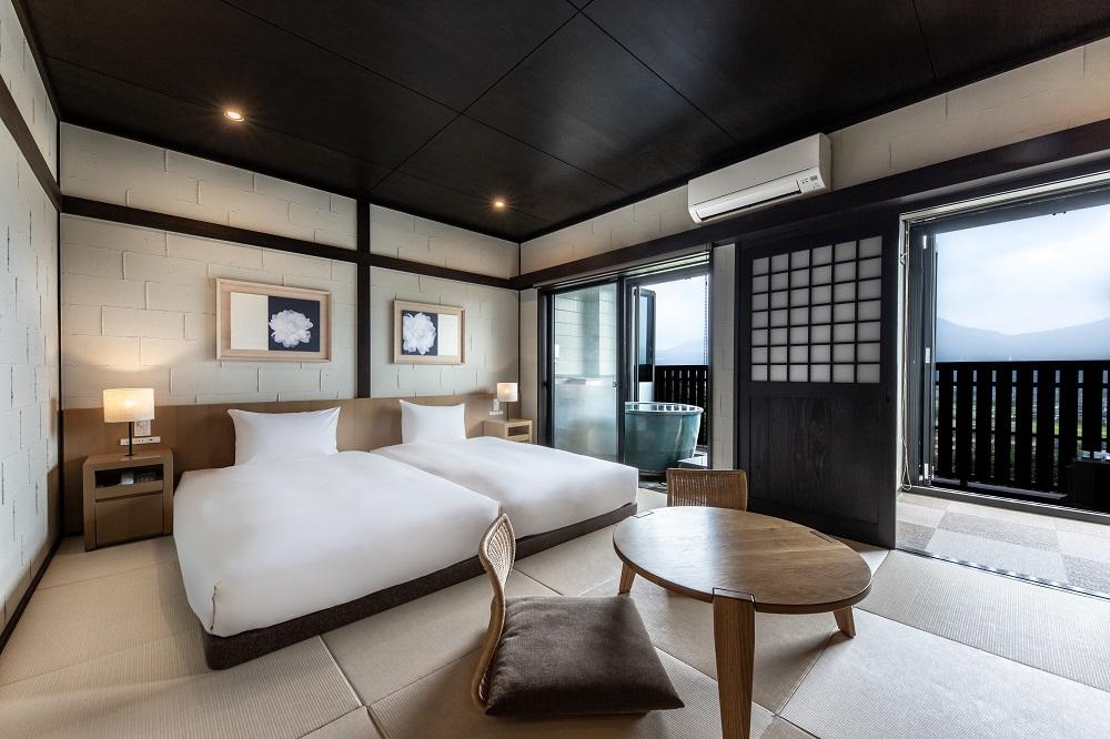 湯布院 美星(きらら)　スーペリアツイン 1泊2食付　ペア宿泊券【GW、お盆、年末年始等ご利用不可】