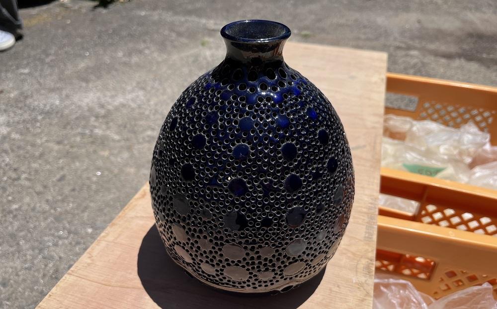 【限定一点物】ランプシェイド（泡）＜陶工房　游山＞