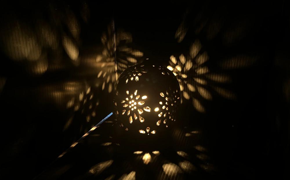 【陶工房　游山】ランプシェード（花火）