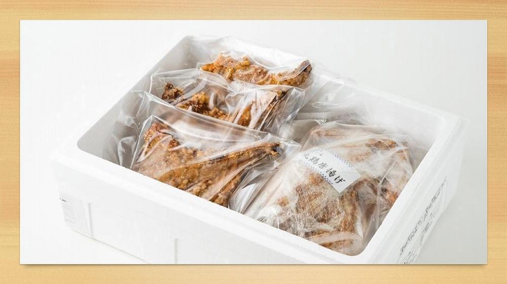 まる揚げ1羽（約1.2kg）・骨付きもも揚げ3本（約220ｇ×3本）セット