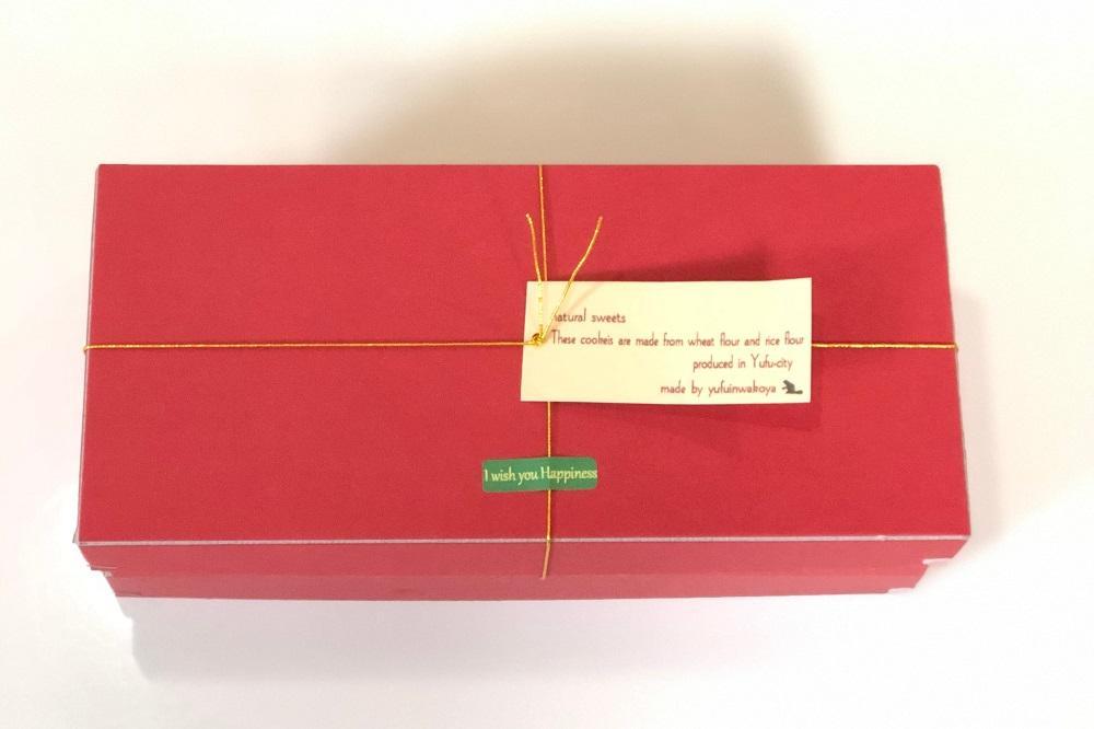 大分県産小麦粉使用 クッキー 「二匹の猫たち」2箱セット（4枚入り×6袋×2箱）【卵・乳製品不使用／ギフト用包装】【ゆふいんwakoya】