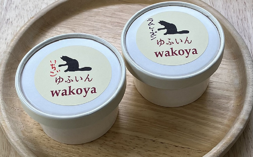 豆乳いちごアイス＆豆乳ラムレーズンアイスセット 約80g×各3個入り 計6個【ゆふいんwakoya】