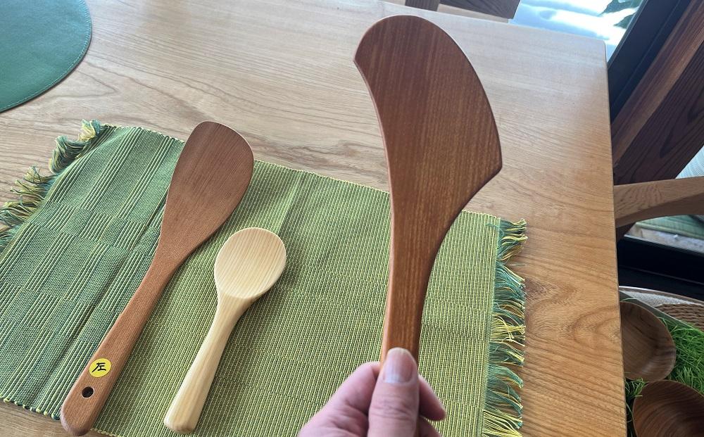 ＼年内発送／ 【ゆふいん・アトリエとき】＜左利き用＞調理器具（ヘラ・ターナー・しゃもじ）3点セット