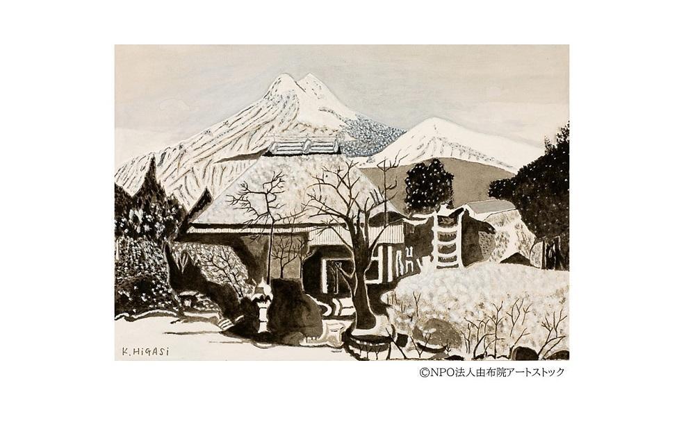 東勝吉 絵はがきセット A〈12枚組（6絵柄×2セット）〉【由布院