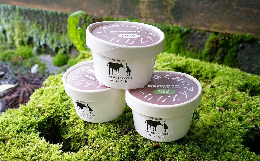 自家製 手作り ミルクアイスクリーム 12個 セット【みるく村 レ・ビラージュ】Lait Village 塚原高原