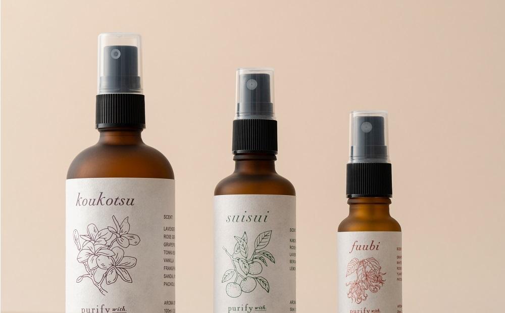 【母の日】【Made in Yufuin】ギフトボックス8本セット（suisui翠水・asagiri朝霧・koukotsu恍惚・tasogare黄昏・yokou余香・madoromi微睡・geppaku月白・fuubi風靡）