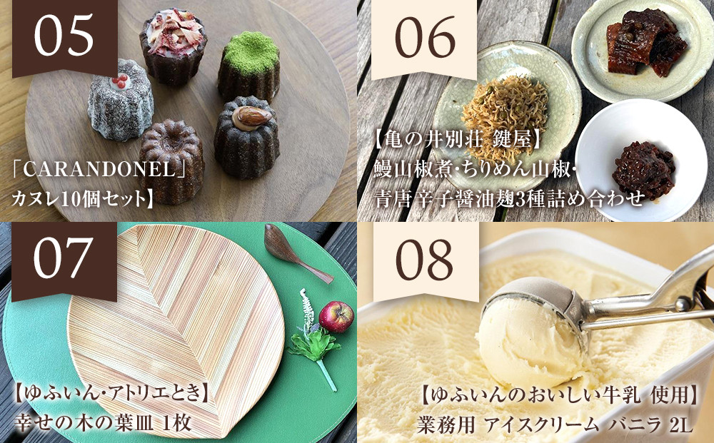 【由布市制施行２０周年記念】＜全12回定期便＞ゆふの宝箱定期便 ～毎月ひらく、１２のごほうび～