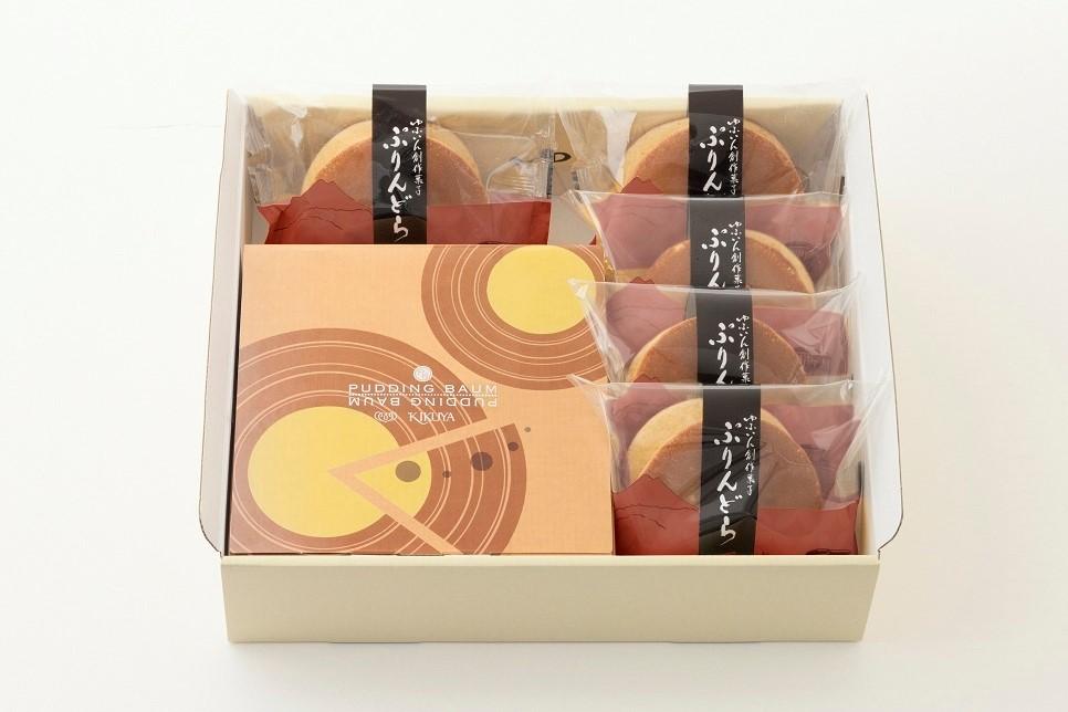 ＼年内発送／【お菓子の菊家】ゆふいん創作菓子 ぷりんどら 5個・ぷりんバーム 1個 詰め合わせ
